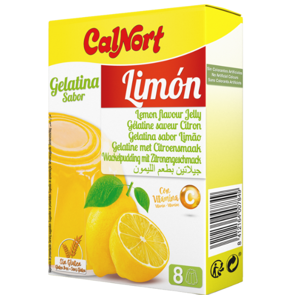 Calnort Lemon Flavour Jelly – 170 g
