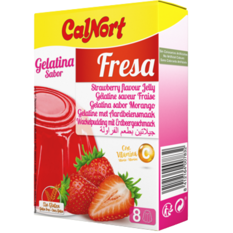 Calnort Strawberry Flavour Jelly – 170 g