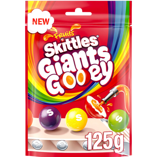 Candy Skittles Giants Gooey Fruits – 125 g