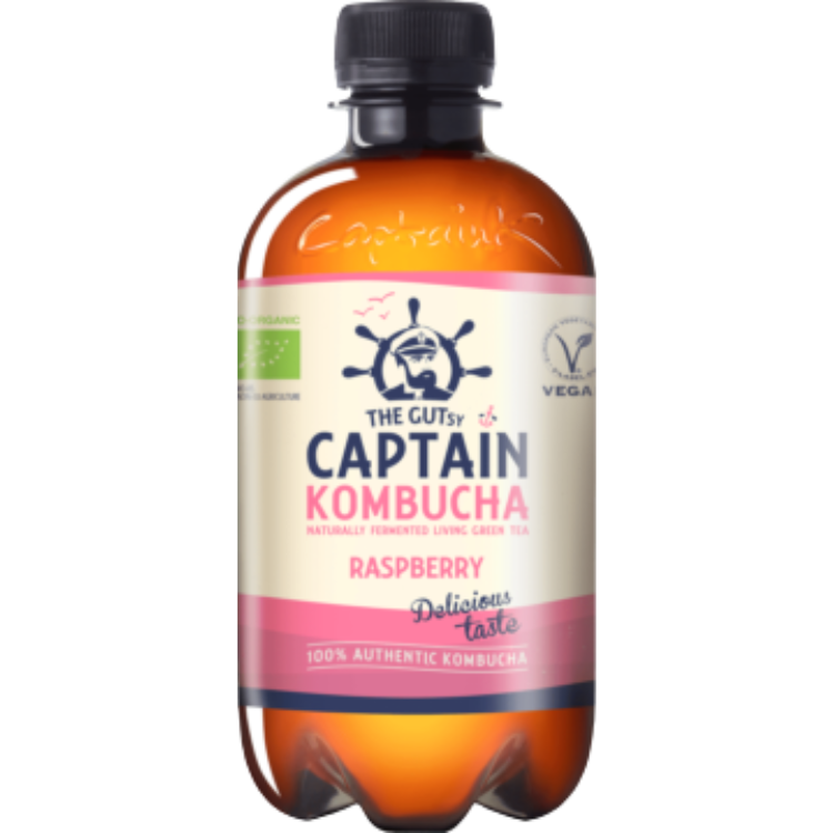 Captain Kombucha Raspberry – 400 ml