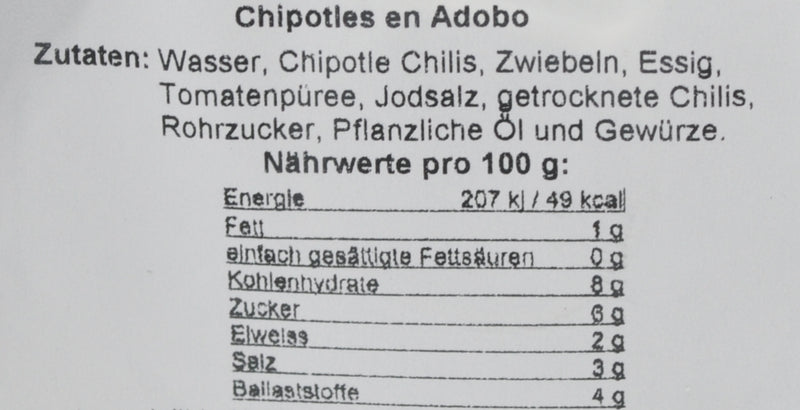 Chiles Chipotles En Adobo Adobados - 199 g