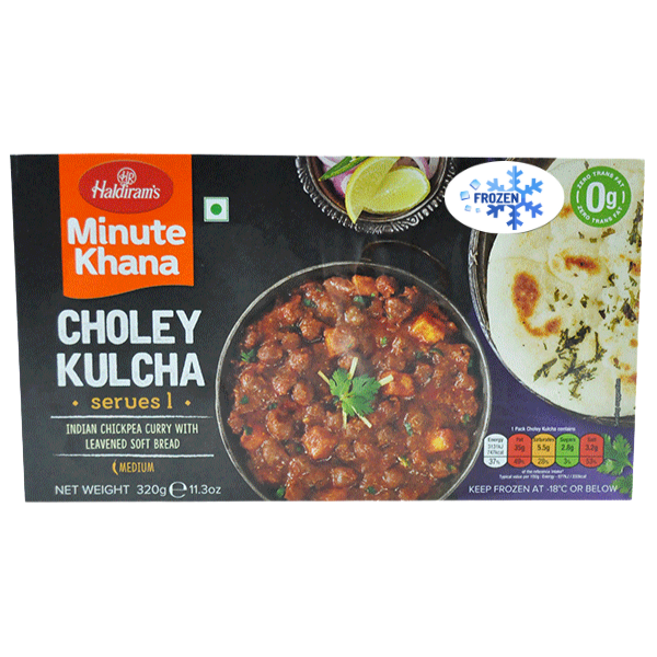 Choley Kulcha - serves 1 - 320 g