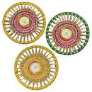 Diwali Diya Round Big with work - 1 Pc