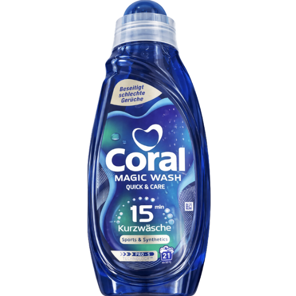 Coral Blue Magic Wash Quick & Care – 840 ml