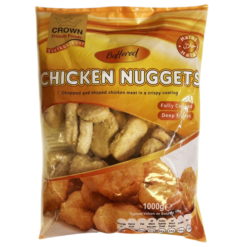 Crown Battered Chicken Nuggets - 1 Kg