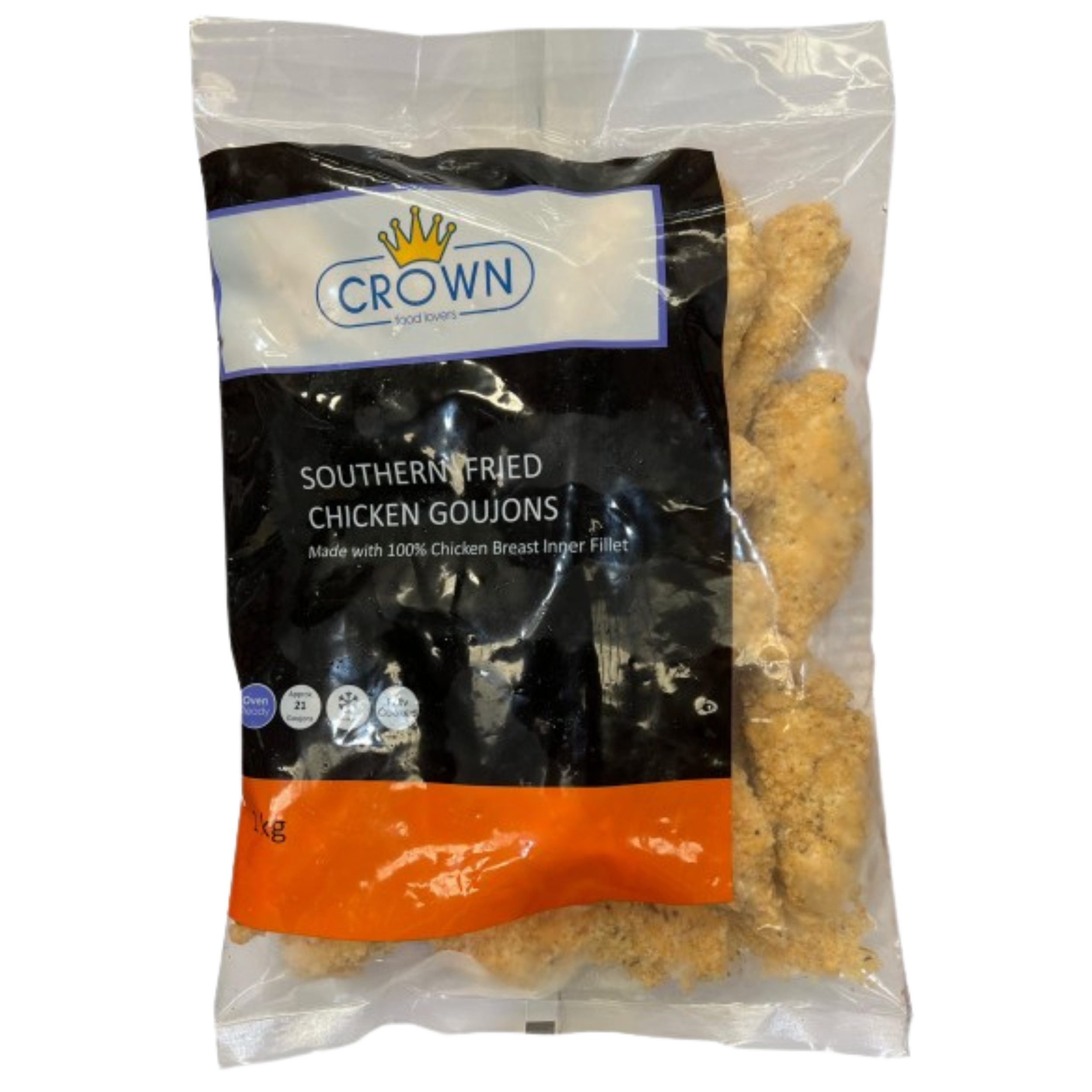Crown Chicken Hot & Spicy Mini Fillet - 1 Kg