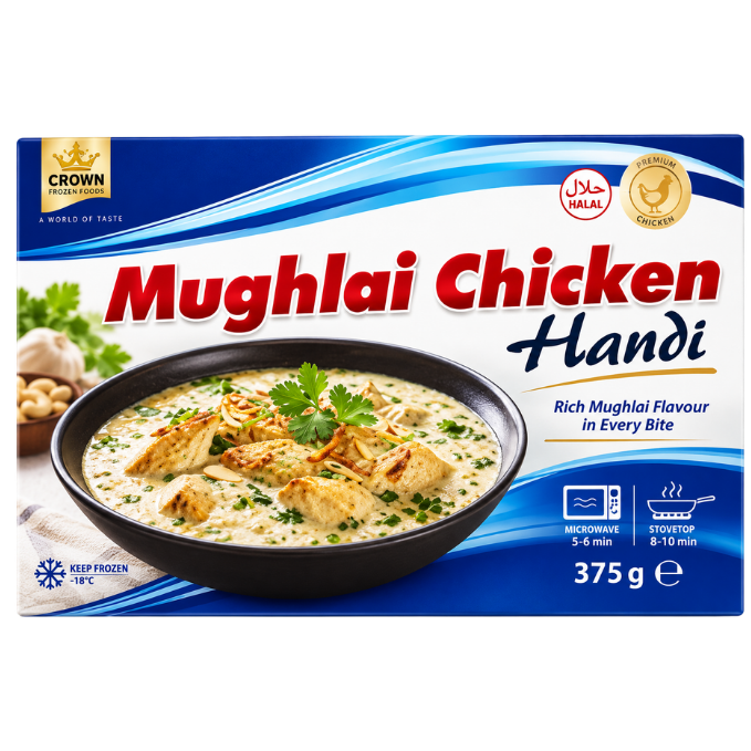 Crown Mughlai Handi Chicken – 375 g
