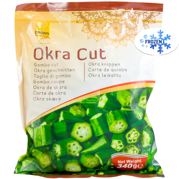 Crown Okra Cut - 340 g
