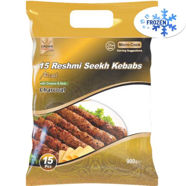 Crown Reshmi Meat Seekh Kebab - 900 g