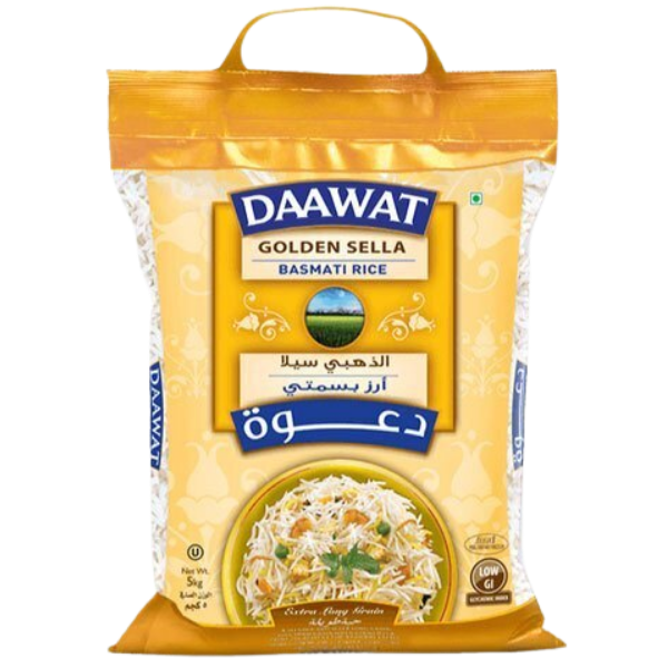 Daawat Golden Sella Basmati Rice – 5 kg