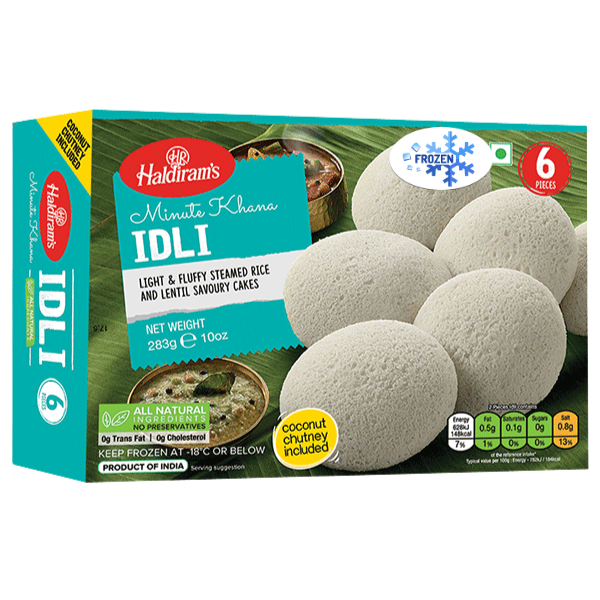 Dakshin Exp. Idli (6pcs) - Frozen - 283 g