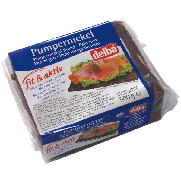 Delba Pumpernickel Bread Fit & Aktiv – 500 g