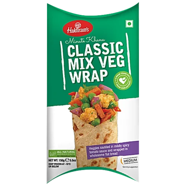 Desi Wrap Classic Mix Vegetable - 156 g