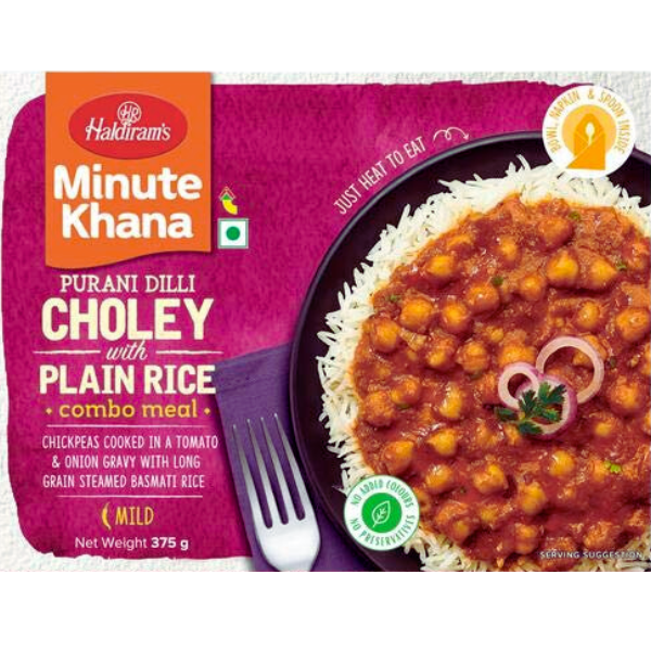 Dili Choley With Plain Rice - 375 g