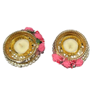 Diwali Diya Gold Round - 1 Pc