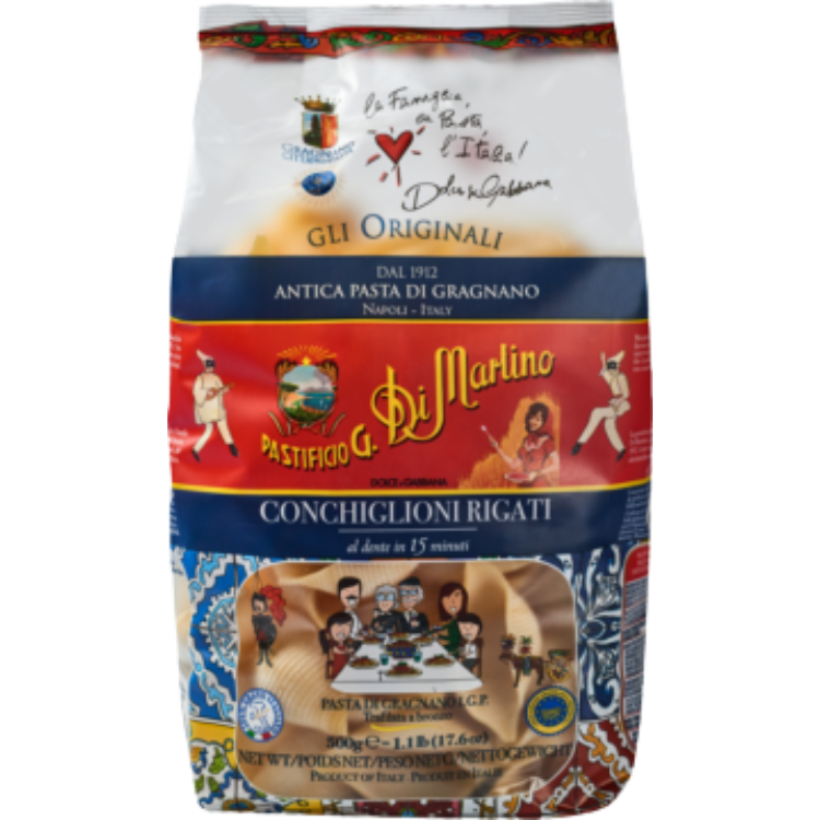 Dolce & Gabbana Conchiglioni Rigati – 500 g