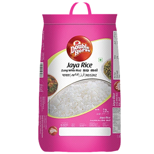 Double Horse Jaya Parboiled Rice - 5 Kg