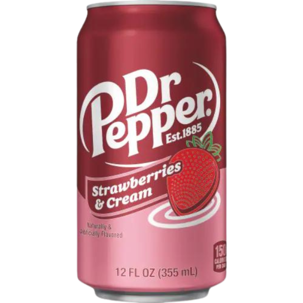 Dr. Pepper Strawberry Cream - 355 ml