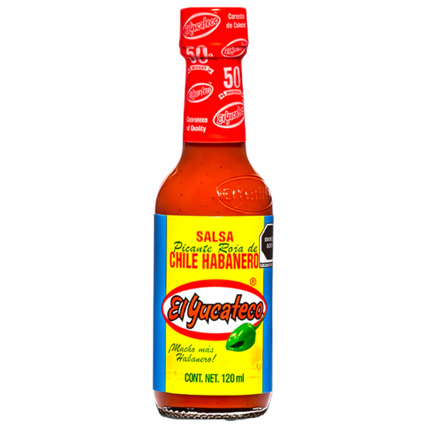 El Yucateco Red Habanero Hot Sauce – 120 ml