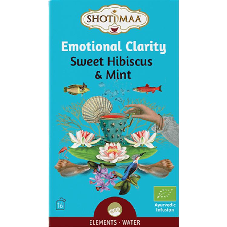 Emotional Clarity - Sweet Hibiscus & Mint - 16 teabags