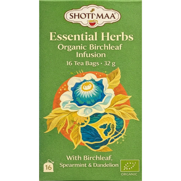 Essential Herbs Organic Birchleaf Infusion – 16 Tea Bags - 32 g