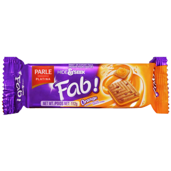 Fab Hide & Seek Orange Cookies - 112 g