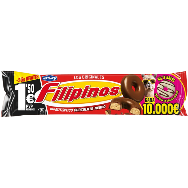 Filipinos Chocolate Negro Biscuit Rings – 128 g