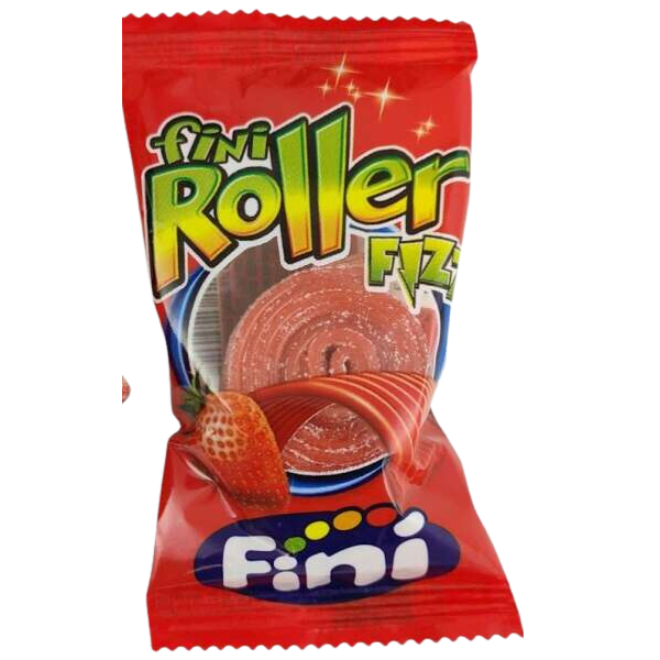 Fini Strawberry Fizzy Roll - 20 g