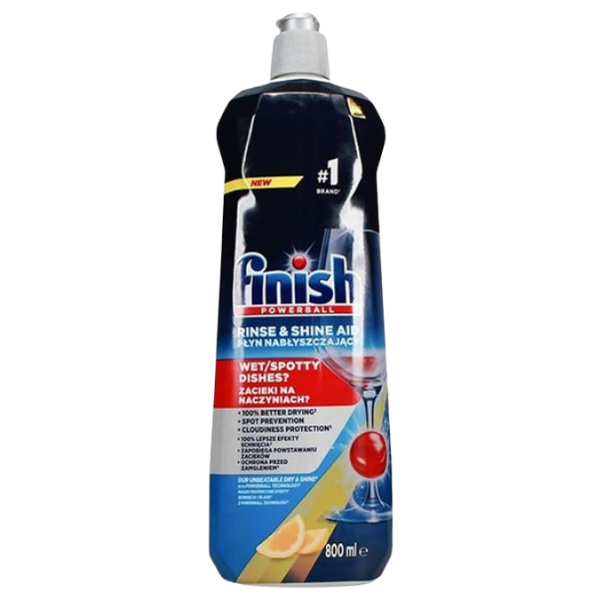 Finish Powerball Shine & Rinse Aid XL - 800 ml (160 washes)