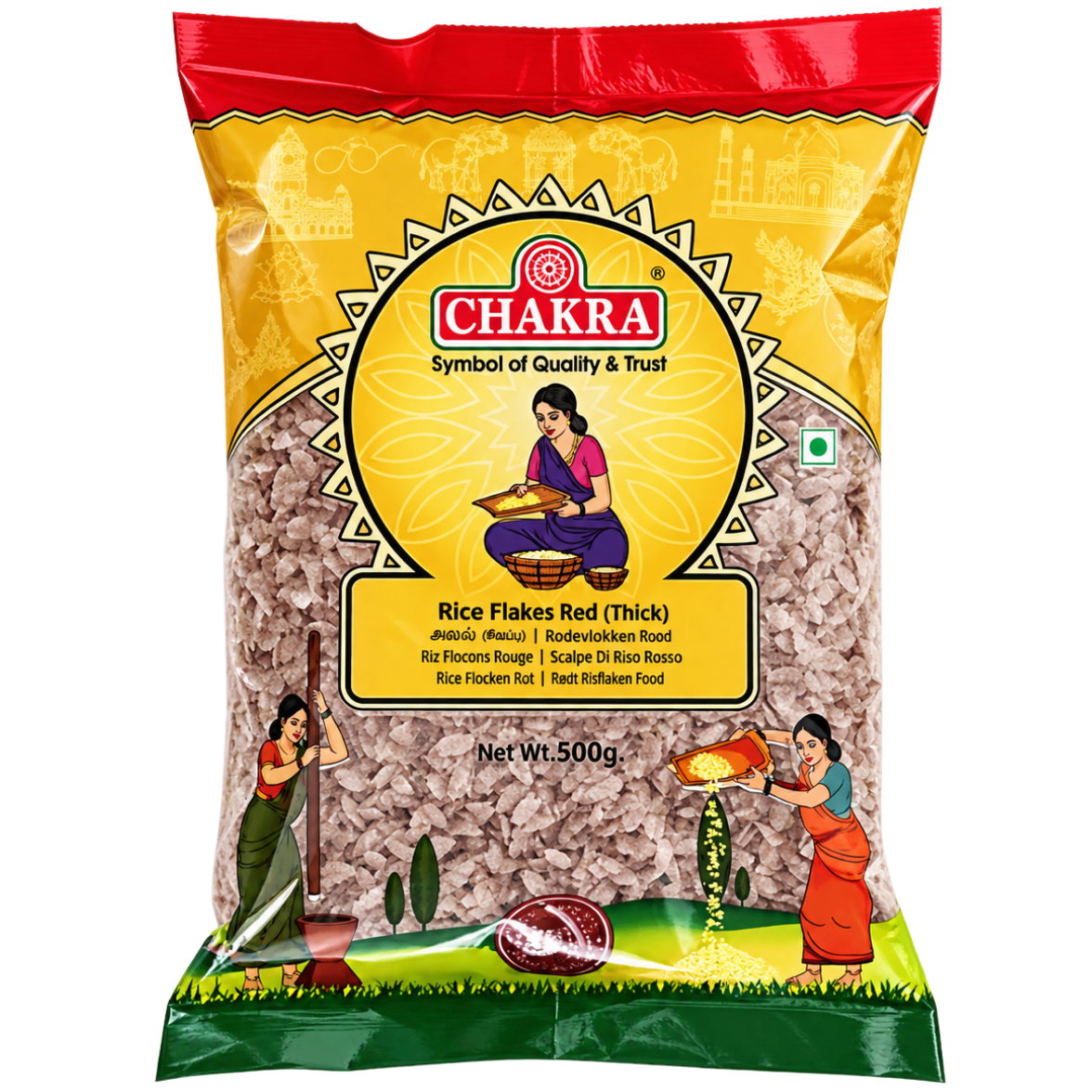 Flake Red Rice Thick – 500 g