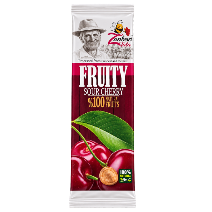 Fruity Sour Cherry Fruit Bar – 140 g
