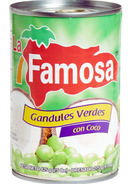 Gandules Verde Green Peas con Coco - 425 g