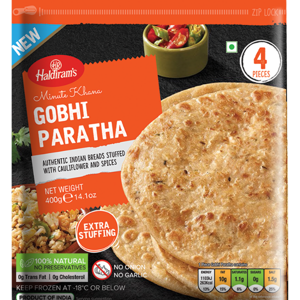 Gobhi Paratha 4 pcs - 400 g