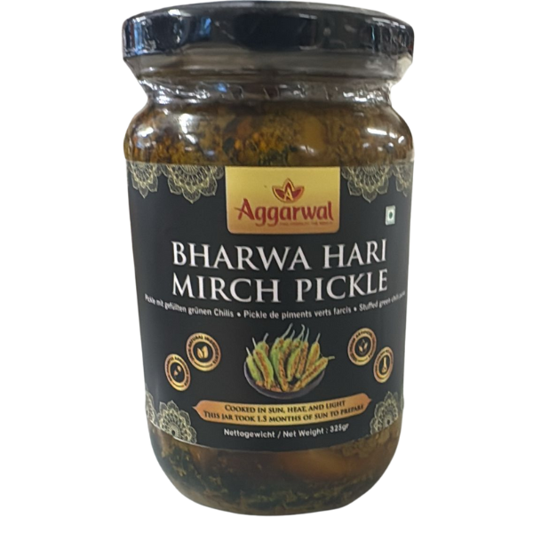 Stuffed Green Chilli Pickle - 325 g