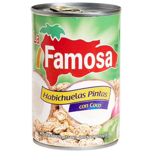 Habichuelas Pintas Con Leche De Coco En Lata - 425 g