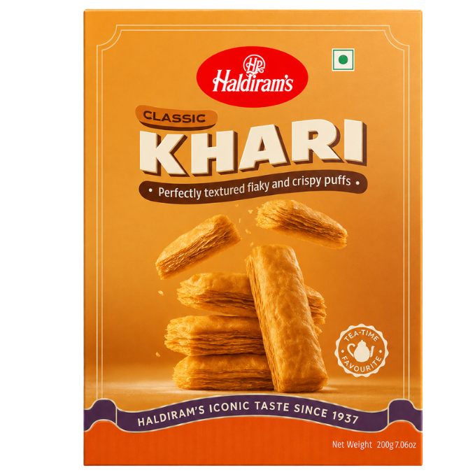 Haldiram Classic Khari Puff Plain – 200 g