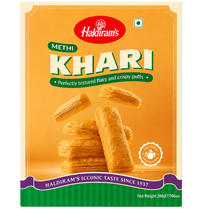 Haldiram Khari Puff Methi – 200 g