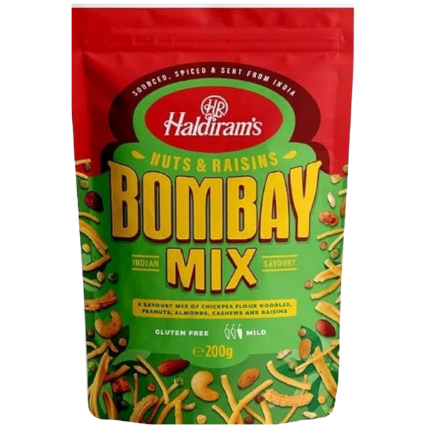 Haldiram's Nuts & Raisins Bombay Mix – 200 g