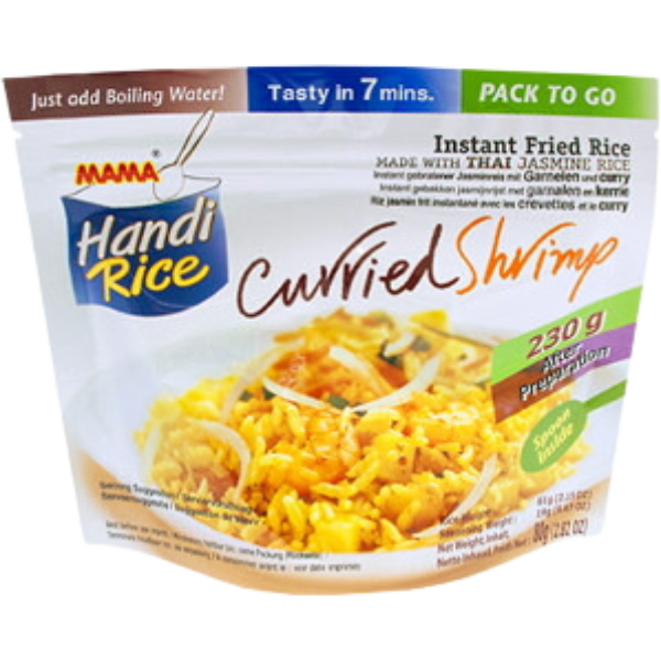 Instant Fried Rice Curried Shrimp - 80 g