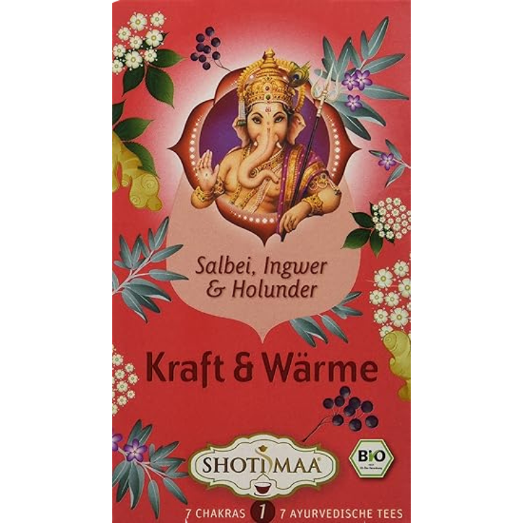I Am (Kraft & Wärme)- Sage, Ginger & Elderflower - 16 teabags - 32 g