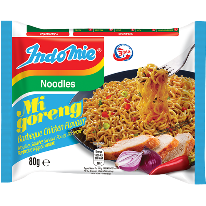 Indomie Mi Goreng Barbeque Chicken Flavour – 82 g