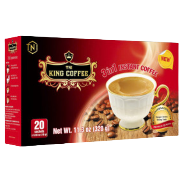 Instant King Coffee 3-in-1 20 Sachets (Boxes) - 320 g