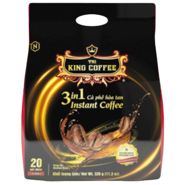 Instant King Coffee 3-in-1 (20 Sachets) - 320 g