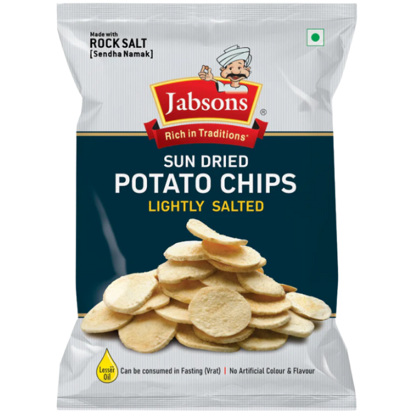 Jabsons Sun Dried Potato Chips (Lightly Salted) - 110 g