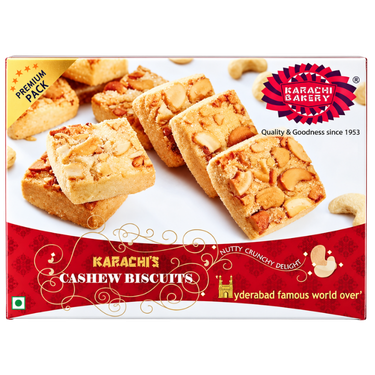 Karachi Bakery Vegan Cashew Biscuits - 400 g