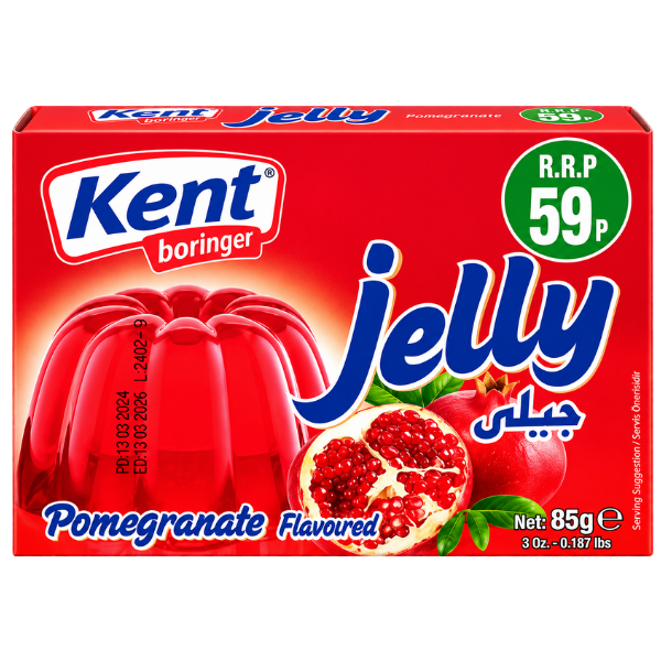 Kent Jelly Pomegranate Flavour - 85 g