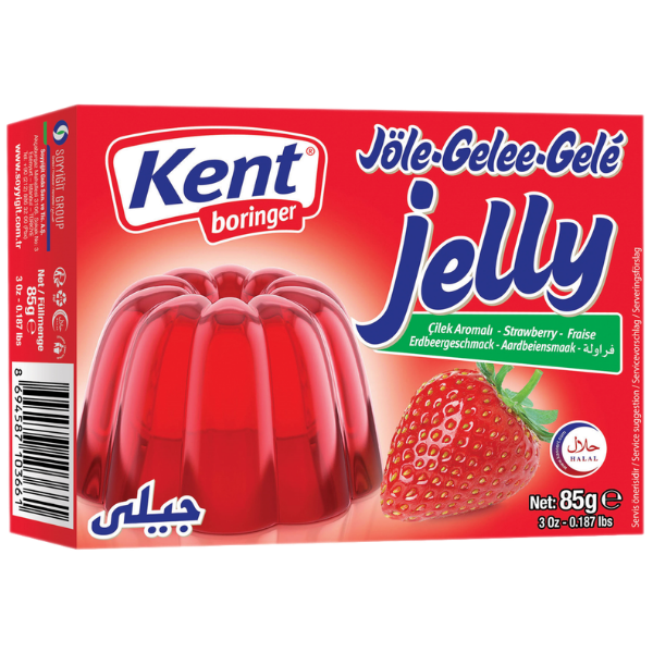 Kent Jelly Strawberry Flavour – 85 g