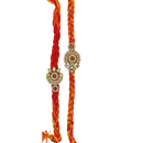Kundan Elegance Rakhi  - ( Assorted design) Per Pcs