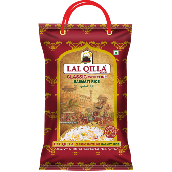 Lal Qilla Classic Whiteline Basmati Rice - 5 Kg