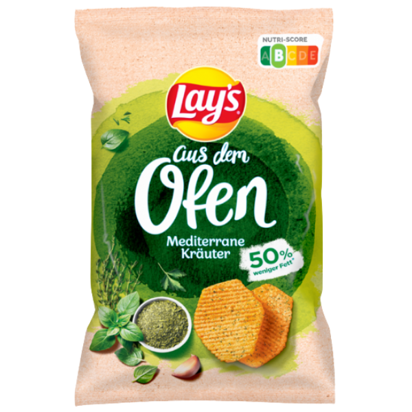 Lay's Ovenchips Mediterrane Kräuter - 100 g